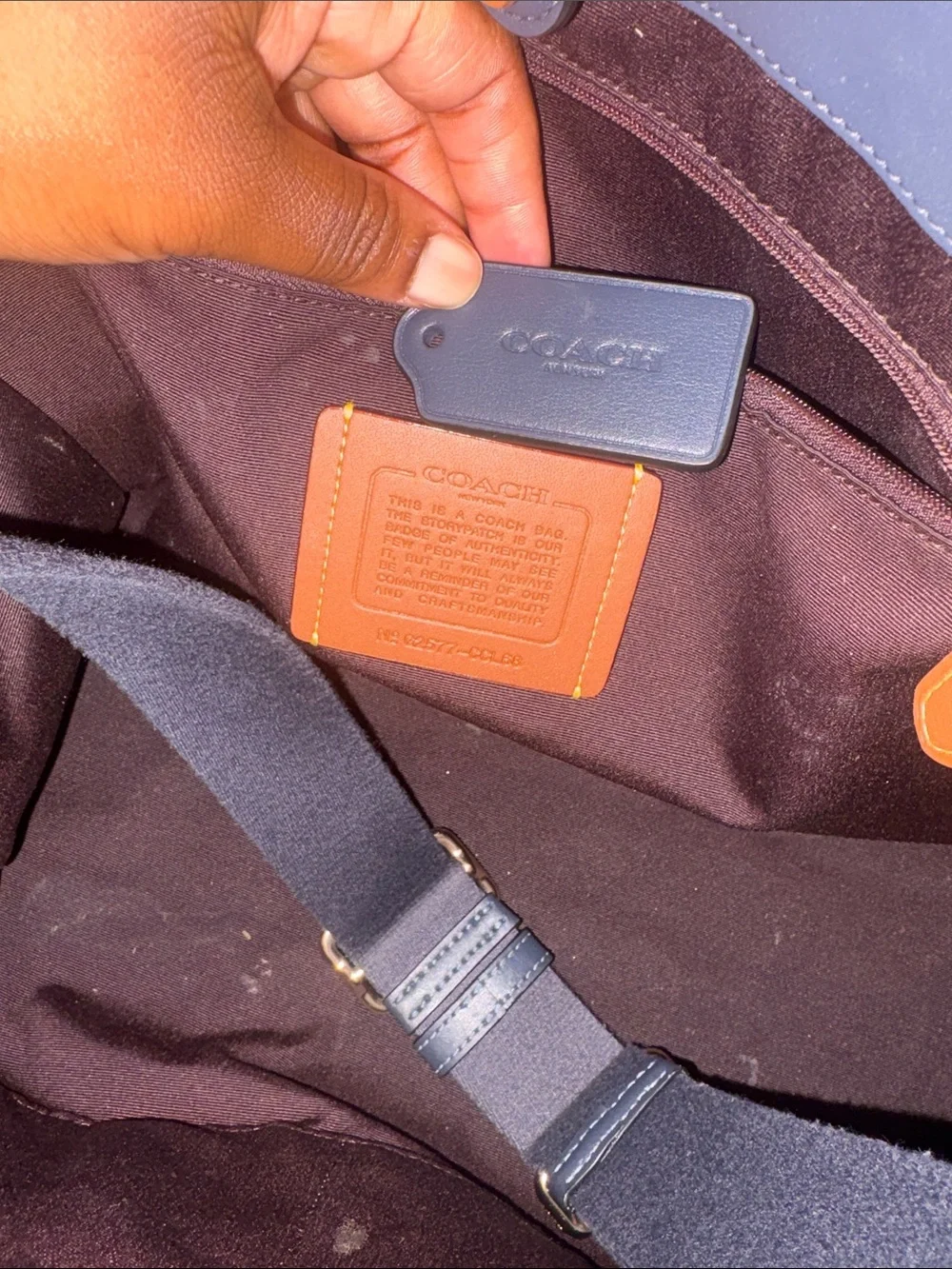 Coach messenger tote